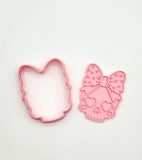 Cute Skull Cookie Cutter with Stamp Design