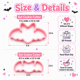 kawaii baking

fondant cutter

fake bake tool

dessert cutter

cute cutter

cookie tools

cookie cutter

baking tools

baking cutter

3d printed tool

Halloween Cookie Cutter

Bat Cookie Cutter