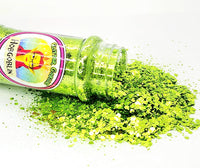 Glitter, Green Glitter, Chunky Glitter, Green Chunky Glitter Mix, Crafts, Tumbler Supplies
