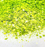 Glitter, Green Glitter, Chunky Glitter, Green Chunky Glitter Mix, Crafts, Tumbler Supplies