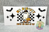 UV DTF Wraps  UV DTF  Tumbler Decals  Glass Can Wraps  No Diggity  Halloween UV DTF Wrap