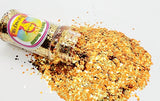 Medium cut mix of gold and orange glitter for tumblers, resin art, crafts and so much more.