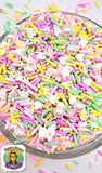 Sweet Tooth - Pastel Heart and Pearl Fake Sprinkles