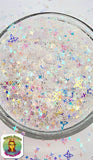 Starlight | Iridescent Stars | Polyester Sprinkle Mix