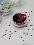 Star Shape Glitter - Holographic 12 Color Set