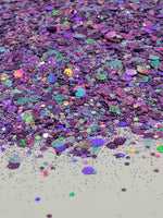 Purple Holographic Chunky Glitter Mix