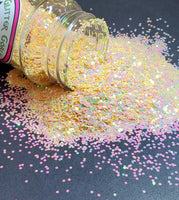 Yellow to Pink Color Shift Glitter