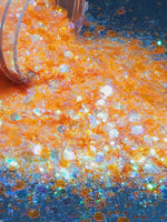 Fruit Fairy - Orange Pearlescent Chunky Glitter Mix