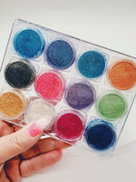 Mica Powder Sparkles - 12 Color Set