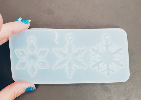 Silicone Mold, Snowflake Mold, Snowflake Ornament Mold
