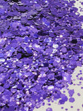 The Guardian -  Chunky Purple Glitter Mix